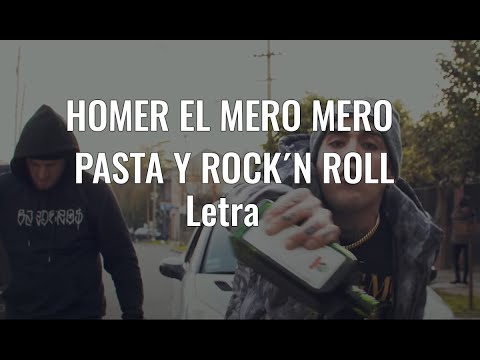 HOMER EL MERO MERO - PASTA Y ROCK´N ROLL (letra)