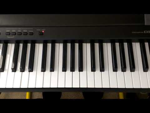 Piano Theory: Whole Step and Half Step method for identifying G Major Keys - Whole Step Half Step