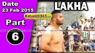 Lakha (ludhiana) Kabaddi Tournament 23 Feb 2015  Part 1 by Kabaddi365.com