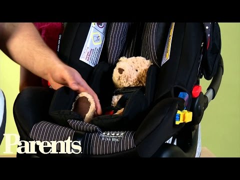 Car seat installation tutorial demonstrating proper tether and LATCH use
