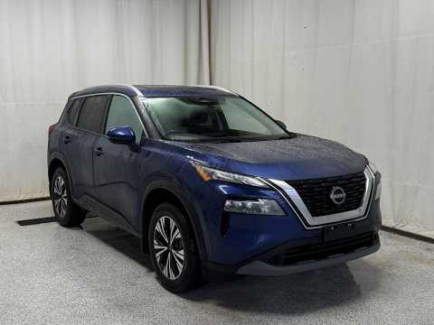2023 Nissan Rogue in Blue for sale at Park Mazda in Sherwood Park, AB
