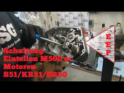 Schaltung einstellen Simson Motor 4Gang S51 KR51/1 SR50 Fehlerquellen