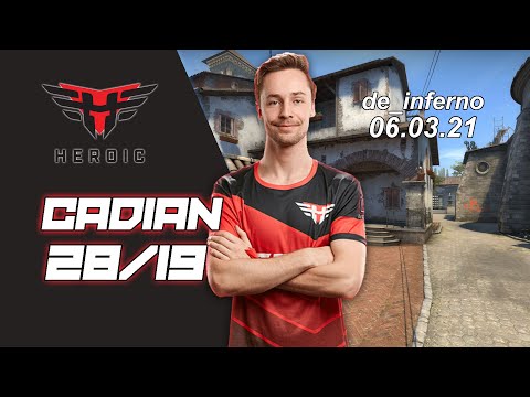 CS:GO POV Heroic cadiaN (28/19) vs Cloud9 de inferno @DreamHack Masters Spring 2021