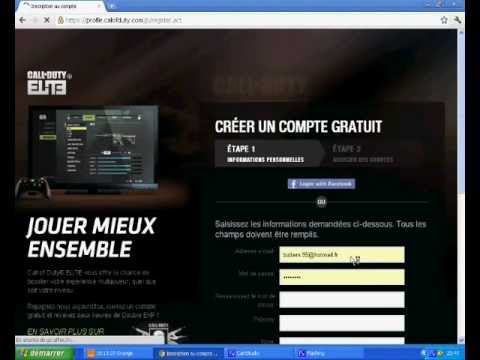 comment s'inscrire a call of duty elite mw3