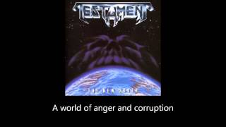 Testament - Eerie Inhabitants (Lyrics)