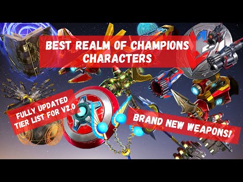 BEST Champions To Play In MROC! | FULLY UPDATED v2.0 2021 | Realm Of Champions Tier List!