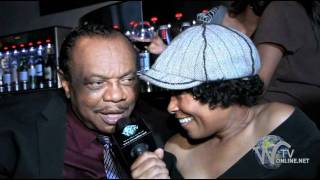 Kris Lamans CEO of Pearl Record Jeff GoldBlum Jazz Night @Salute Wine Bar.