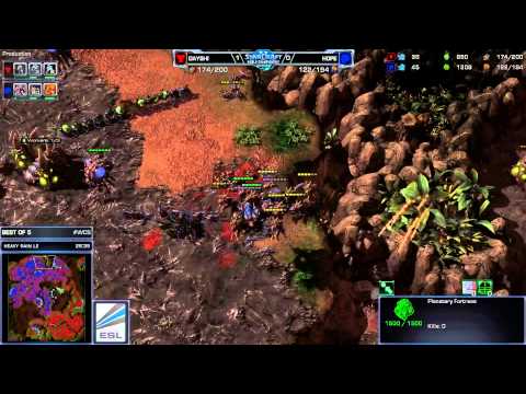 Dayshi vs Hope Starcraft 2 WCS Europe Challenger 2014 Season 1 [RUS]