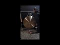 40 Inch Wind Gong Chuck Jonkey tries different mallets