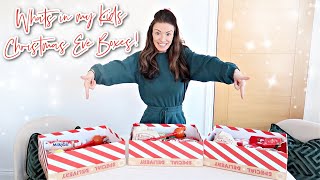 WHAT'S IN MY KIDS CHRISTMAS EVE BOXES 2022 // CHRISTMAS EVE BOX IDEAS FOR KIDS