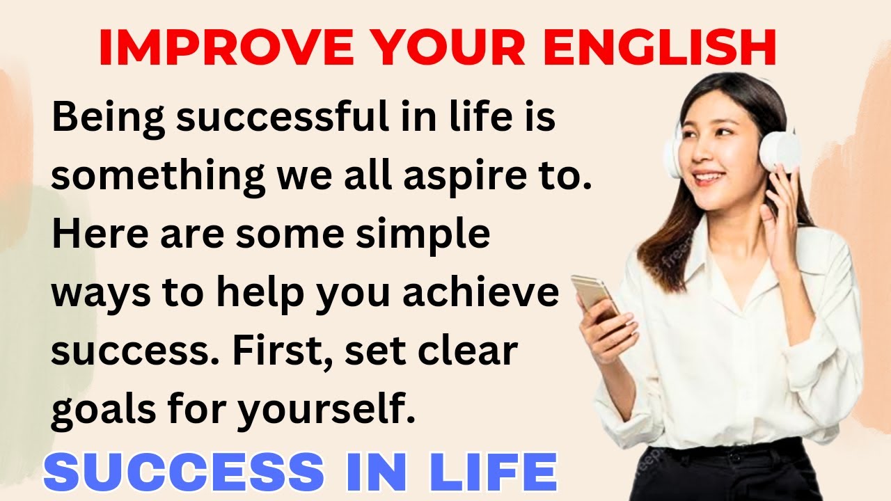 Success in Life | Improve your English | Learning English Speaking | Level 1 | Listen and Practice