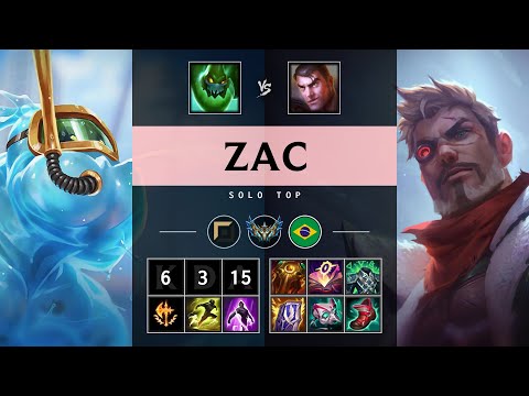 Zac Top vs Jayce - BR Challenger Patch 25.12