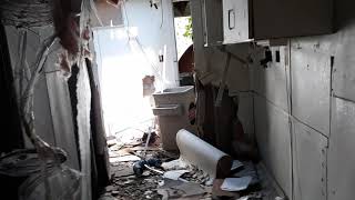 Abandoned Checkers Drive through Wrecked