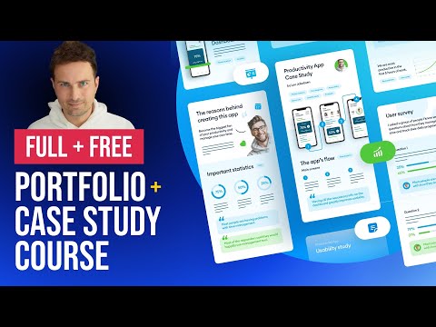 UX/UI Portfolio + Case Study FULL COURSE