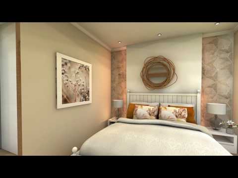 DORMITORIO Y BAÑO TIPO SUITE . 3 OPCIONES .PROYECTO 3D