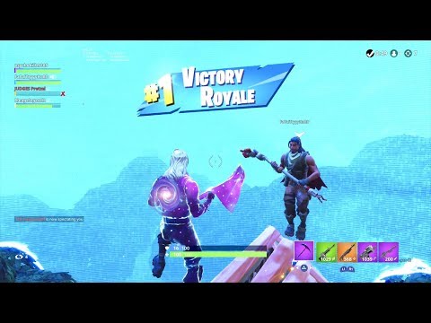 PICKAXING DEFAULT SKINS for the VICTORY ROYALE | “GALAXY” SKIN GAMEPLAY Showcase | SEASON 6 Video