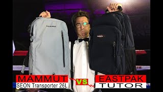 EASTPAK TUTOR versus MAMMUT SEON_ Laptop Rucksack Vergleich & Erfahrung  II TRAVELLIEBE