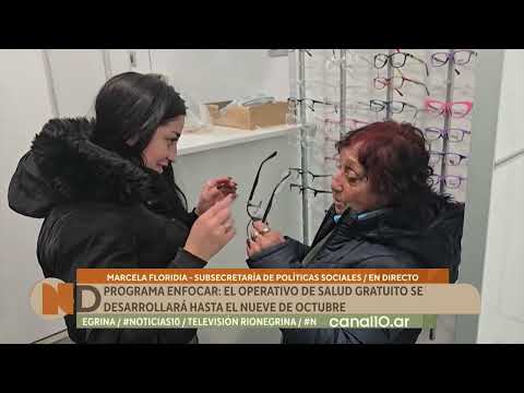 El programa ENFOCAR llegó a Cinco Saltos con controles oftalmológicos y entrega de lentes