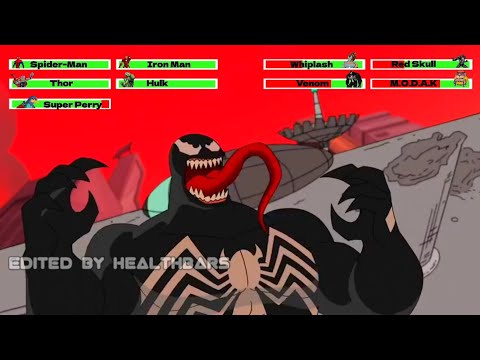Phineas and Ferb: Mission Marvel (2013) Final Battle with healthbars (2/2)