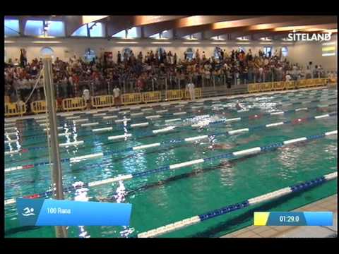Serie 1 dei 100 Rana  Assoluti Maschi Master - Campionati Regionali Masters 2014 di Veneto e Friuli