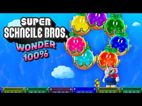 Wie ich Mario Bros. Wonder zu 100% gespielt habe (GANZER FILM)