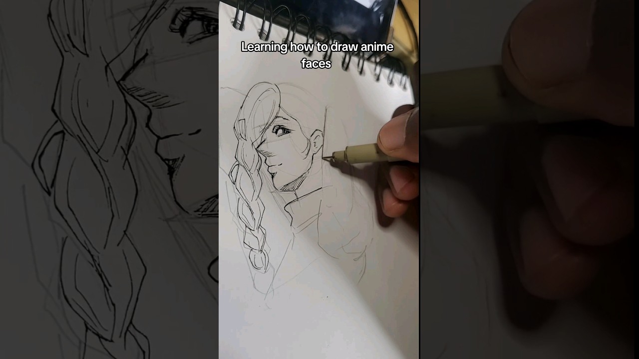 Learning how draw anime faces