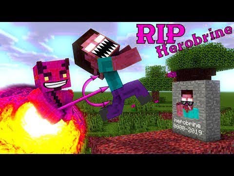 Monster School: RIP Herobrine - Minecraft Animation