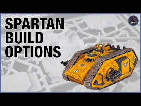 HORUS HERESY LAND RAIDER SPARTAN BUILD OPTIONS - Weapons & Spare Parts - Warhammer Age Of Darkness