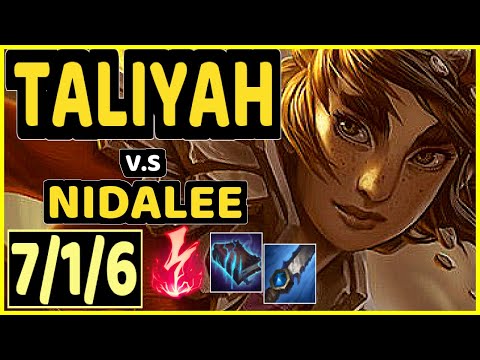ZUAO (TALIYAH) vs NIDALEE - 7/1/6 KDA JUNGLE GAMEPLAY - BR Ranked GRANDMASTER
