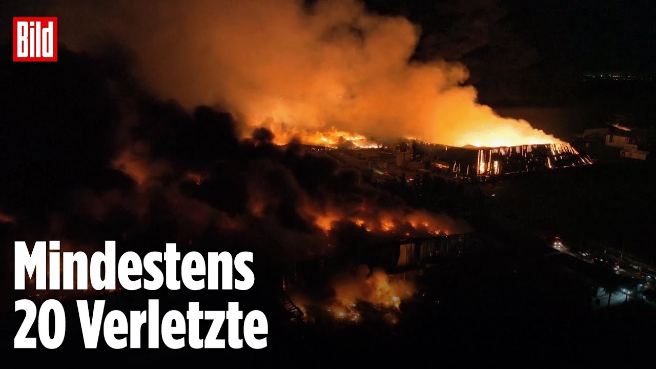 Buenos Aires, Argentinien: Riesige Flammenhölle nach Explosionen in Industriepark