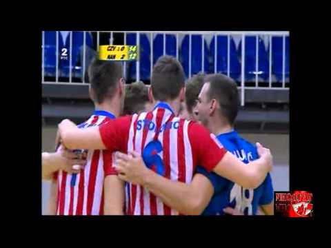 201314 Odbojka  Crvena Zvezda Nantes 1 3 14 Finala Challenge Cup