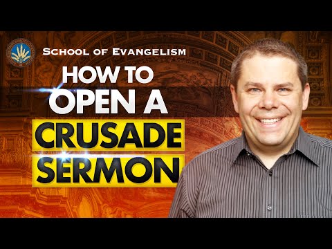 How To Open a Crusade Sermon | Evangelism Coach Daniel King