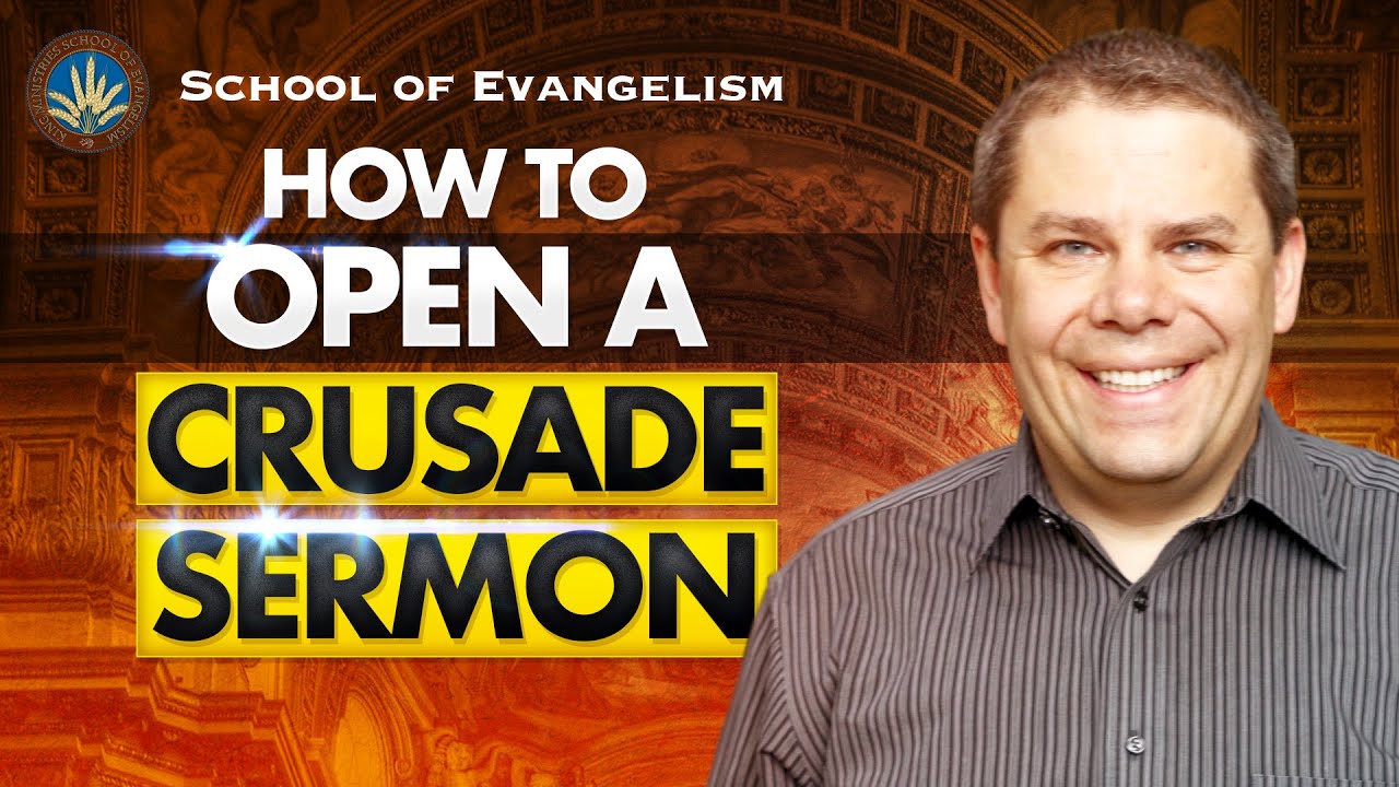 How To Open A Crusade Sermon | Evangelism Coach Daniel King