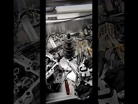 Fixing a bad second gear syncro. Fun times. #mitsubishi #eclipse #gsx #turbo #awd #transmission