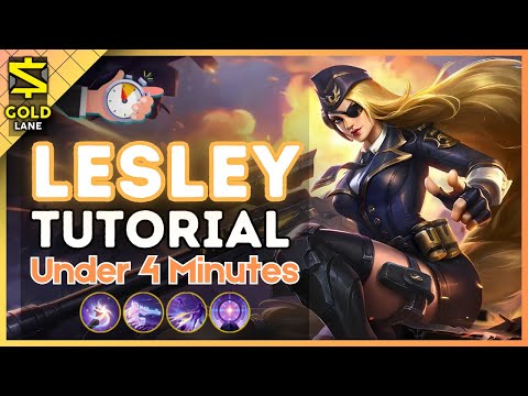 4-Minute Lesley Tutorial in the Gold Lane || (MLBB S37) 2025
