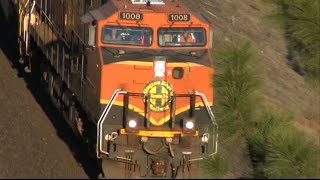 preview picture of video 'BNSF at Marshall, Wa'