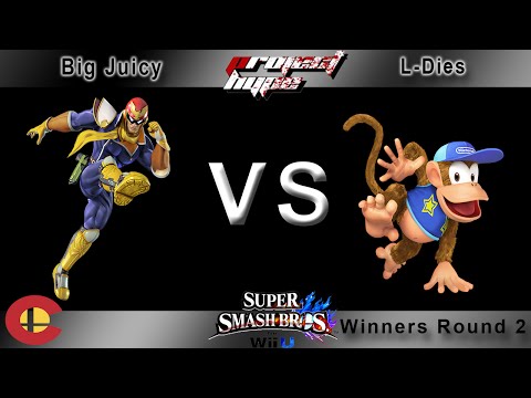 Singles - Big Juicy (Captain Falcon) vs L-Dies (Diddy Kong) - WR2
