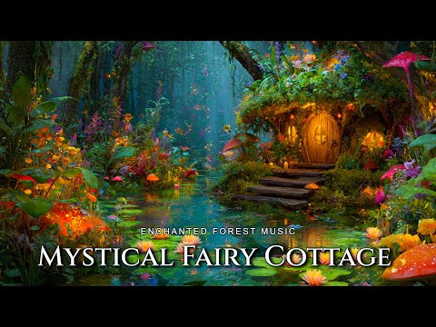 Mystical Fairy Cottage by the Enchanted Stream 🌿 Flute Fantasy Music – Restore the Soul