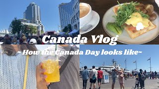 カナダ生活Vlog🇨🇦｜カナダデーの過ごし方✨｜ブランチ🍳｜ノースバンクーバー🚢