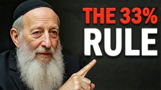 Billionaire Rabbi: "The 33/33/33 Jewish Wealth Ratio" (Stop Managing Money Like A Beggar)