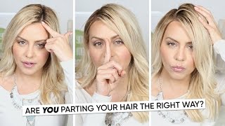 Are You Parting Your Hair the Right Way?
