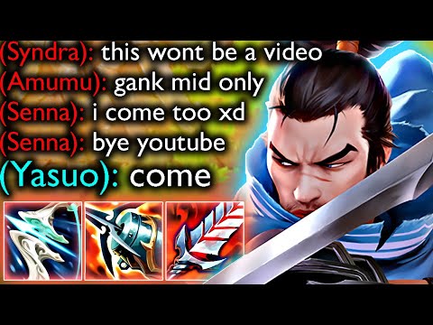 YASUO CAN LITERALLY 1v5.. FOR 42 MINUTES