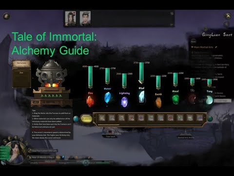 Tale of Immortal: Alchemy Guide 鬼谷八荒 炼药攻略