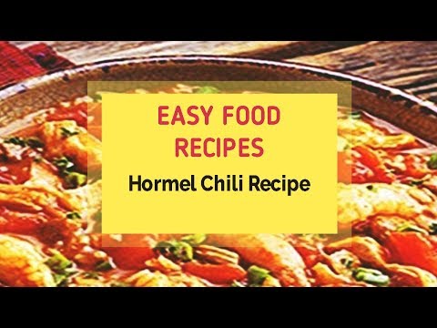 Hormel Chili Recipe