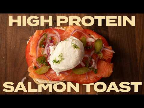 High Protein Salmon Toast Recipe