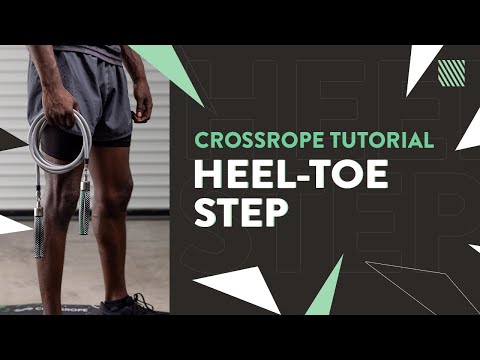 Jump Rope Exercise Tutorial - Heel Toe Step [Crossrope]