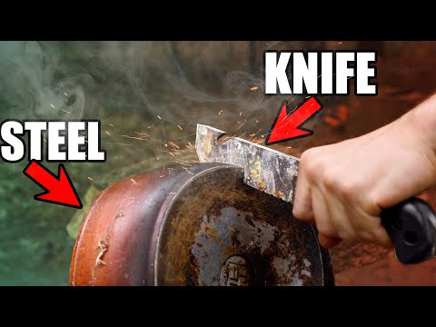 essa faca foi FEITA para ser indestrutível.. E funcionou!! Ka-Bar Becker BK 3