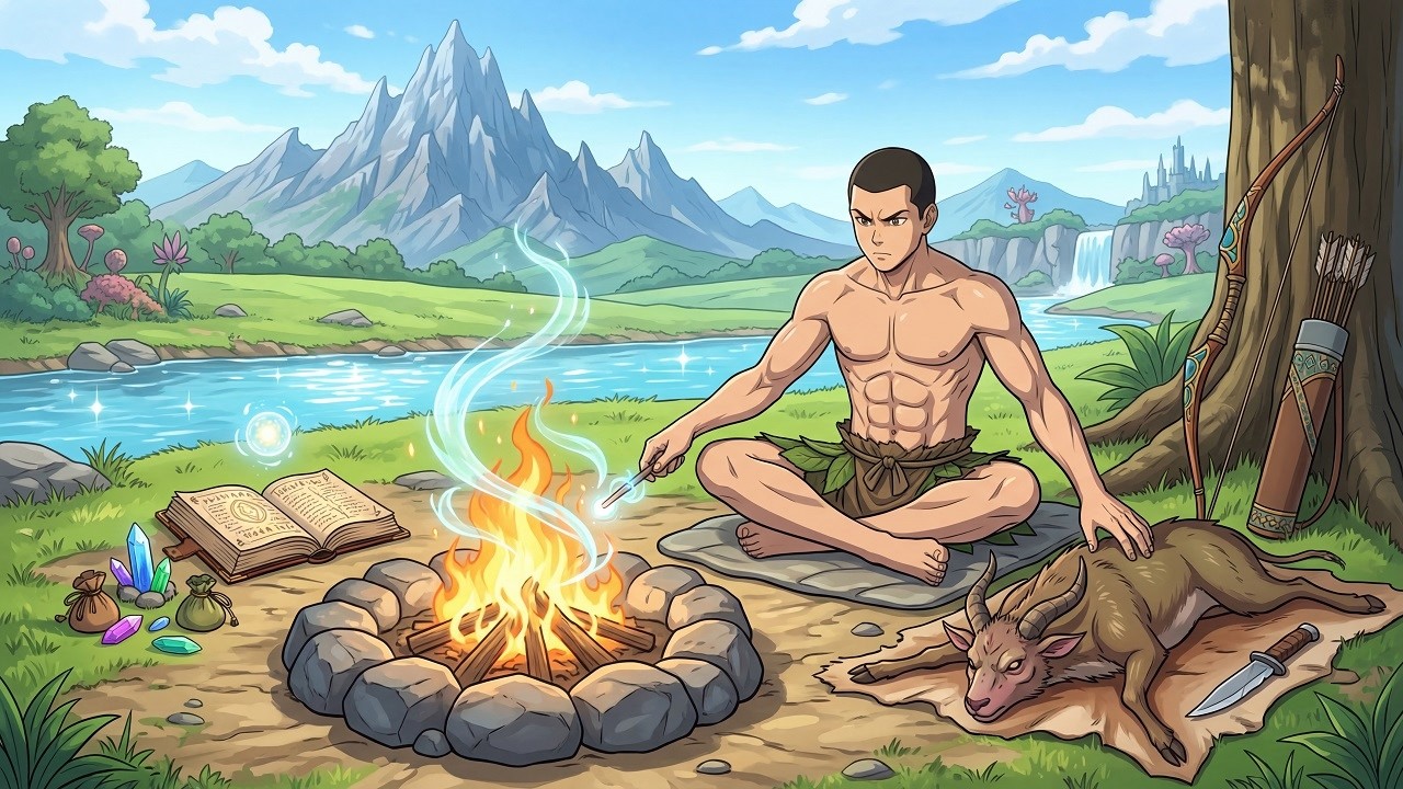 【アニメ異世界】先史時代に転生した私は、火を起こし、人類初の武器を鍛造する能力を授けられた。【マンガ動画】