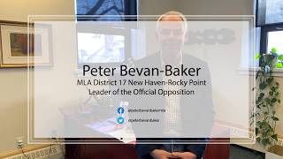 Fall 2019 Legislative Sitting Recap - Peter Bevan-Baker