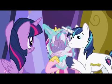 Cadance & Shining Armor pick up Flurry Heart - A Flurry of Emotions